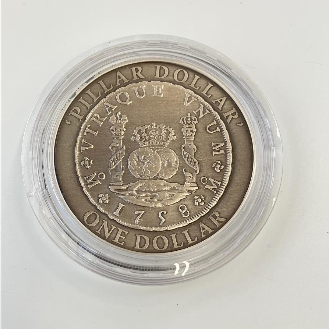 王立オーストラリア造幣局発行 ピラーダラーコイン アンティーク仕上げ