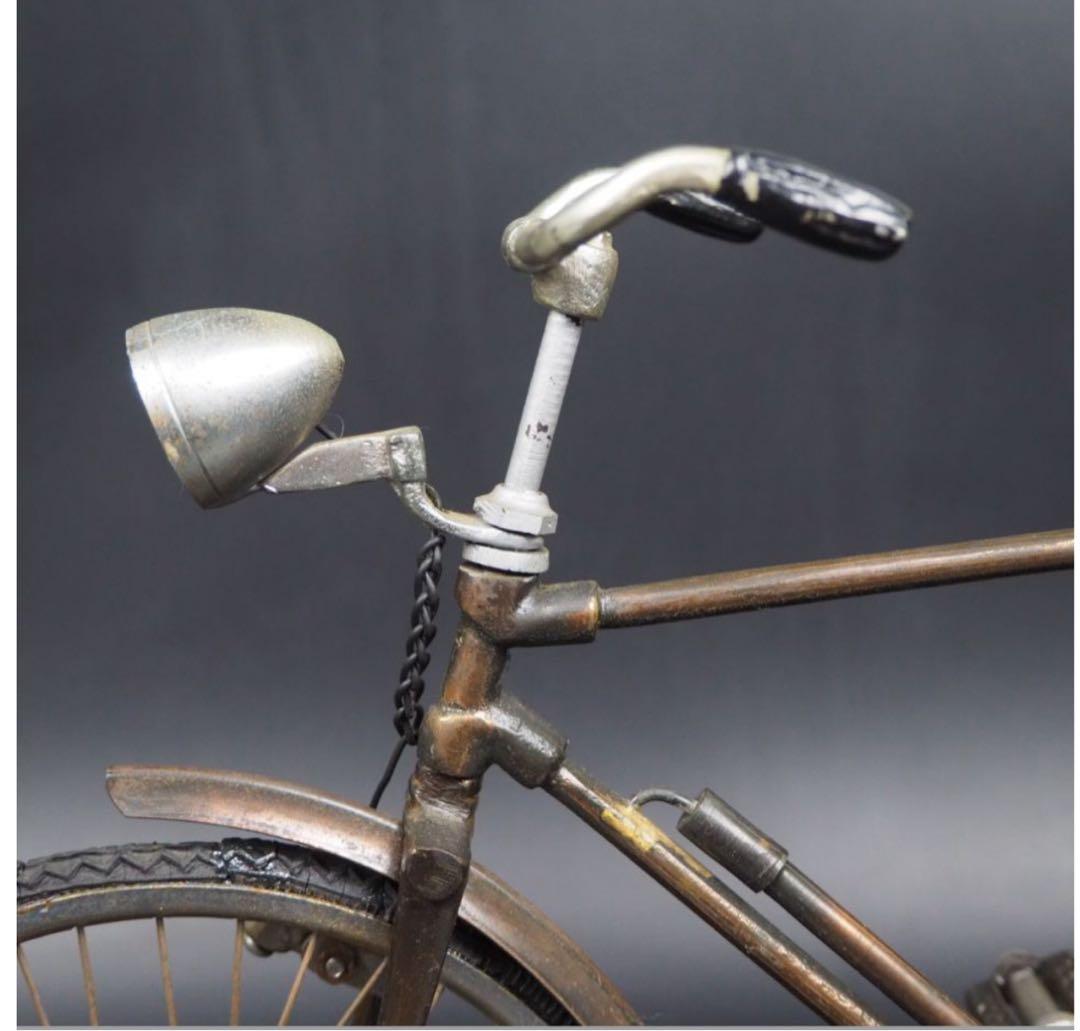 送料無料　レトロ　インテリア　アンティーク　レアミニ自転車　置物　42.5ｃｍ