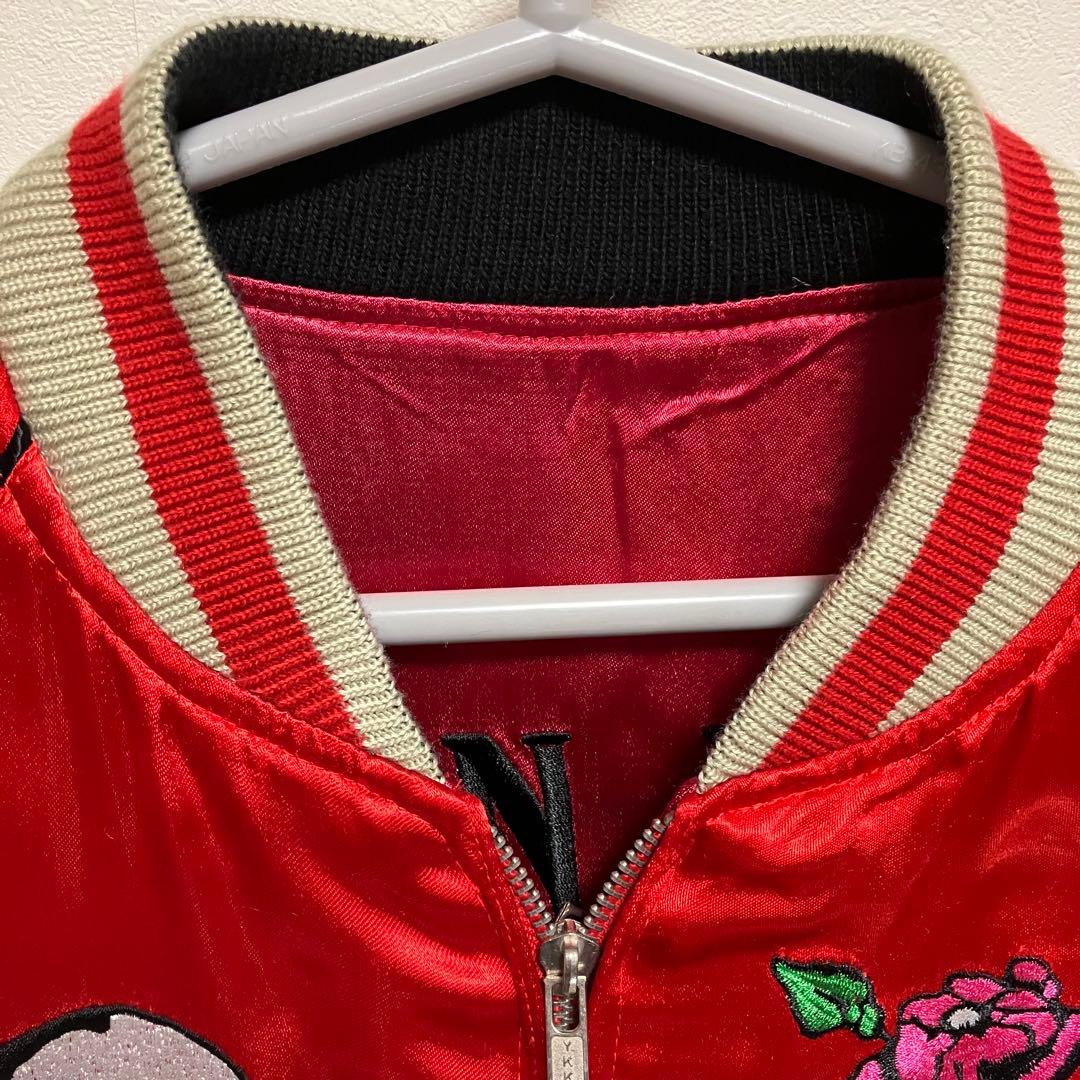 ドゥニームDENIME SHINS期 スカジャン 髑髏 刺繍サテン42 - メルカリ