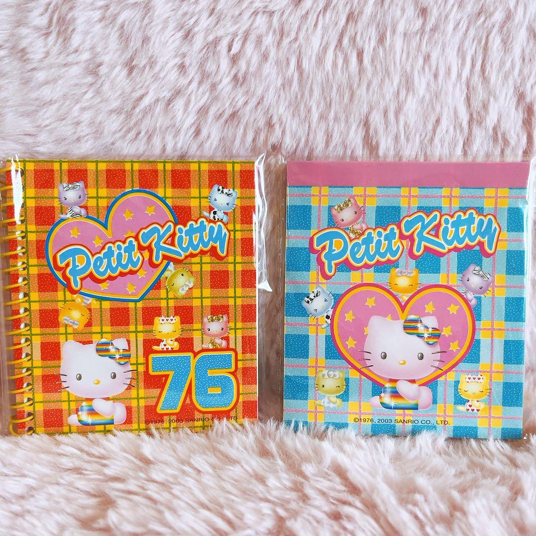 希少レア ハローキティ ホシ レターパッド メモ 付箋 シール 2002