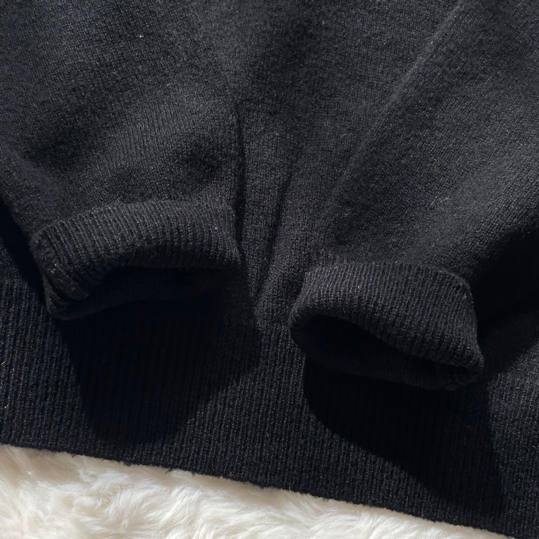 極美品✨ラルフローレン 黒タグ カシミヤ100% ビッグポニー ニット M