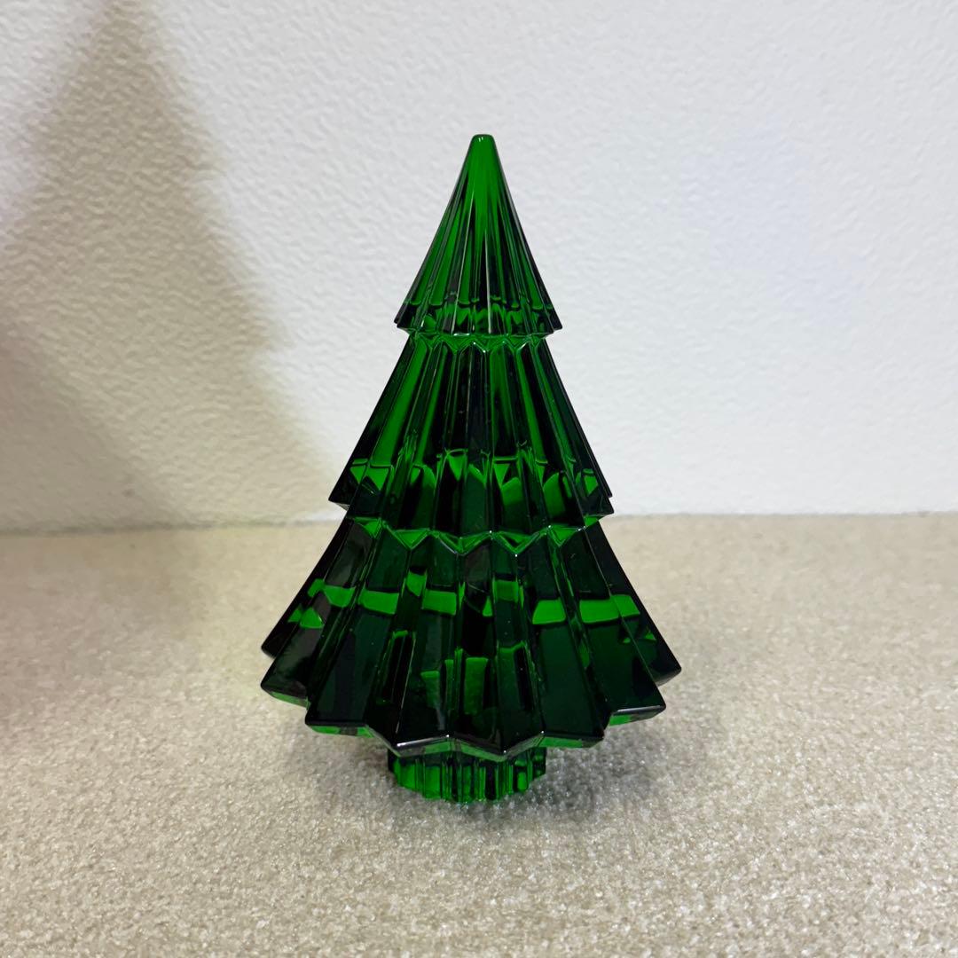 美品】バカラ Baccarat ミルニュイ クリスマスツリー グリーン - メルカリ