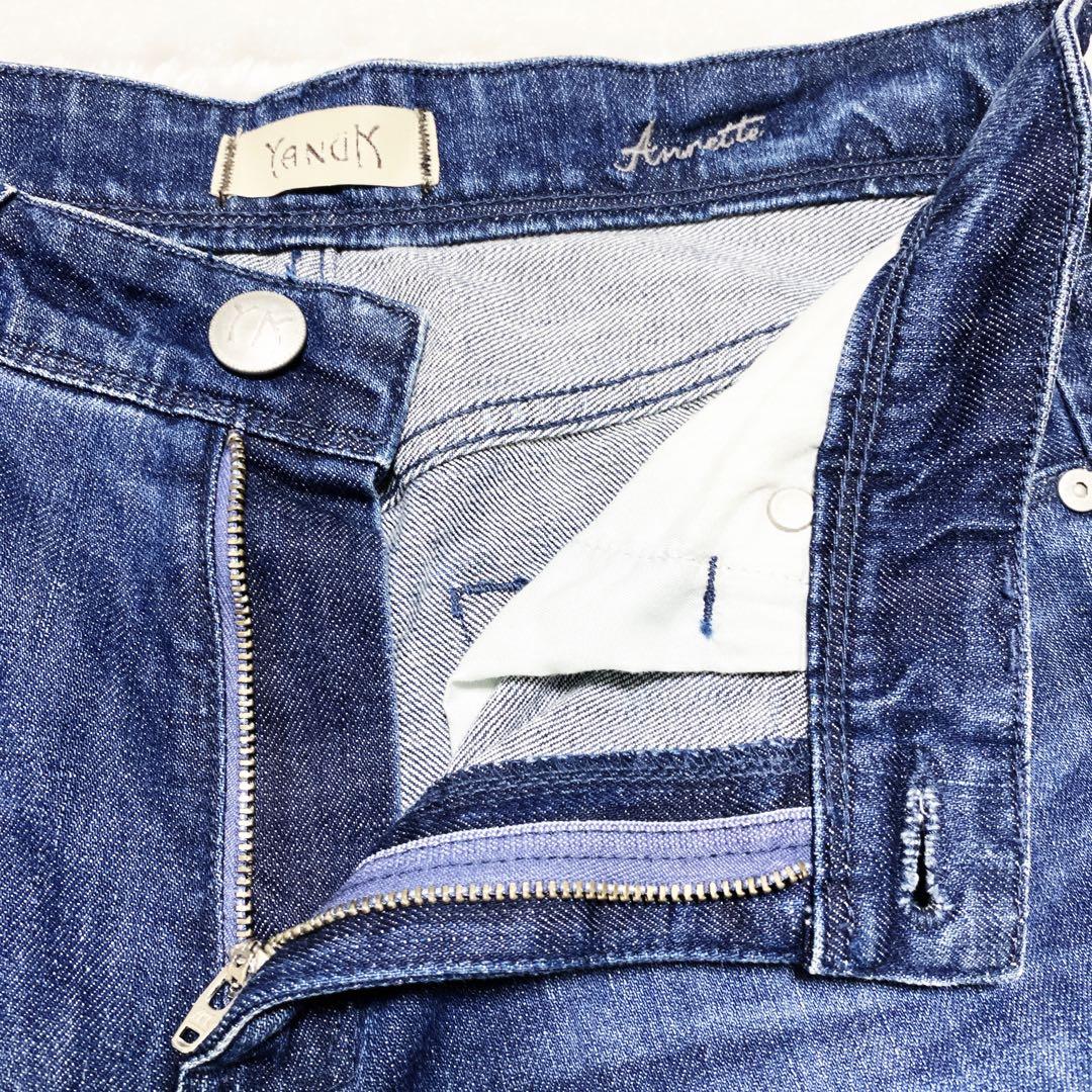 YANUK ヤヌーク ANNETTE 濃紺 インディゴ DBL 27 - メルカリ
