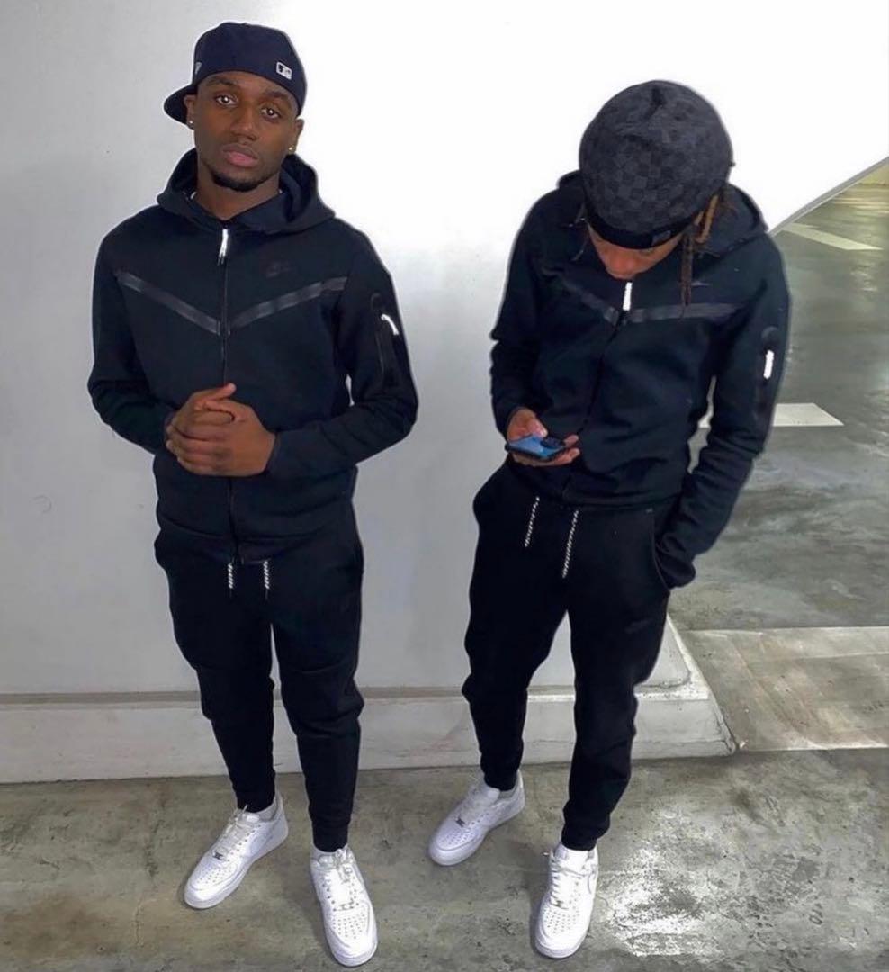 ナイキ ブラック メンズ テックフリース セットアップ S74 - メルカリ