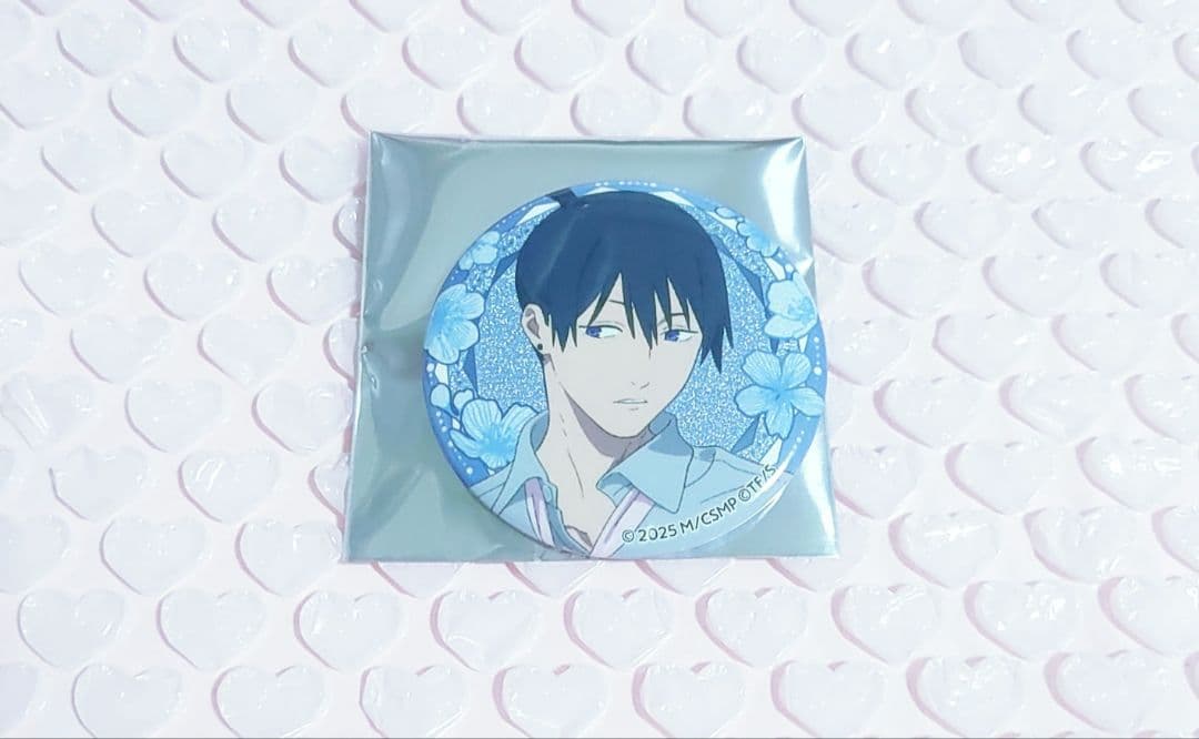 チェンソーマン サンシャインプリンスホテル グリッター缶バッジ 早川