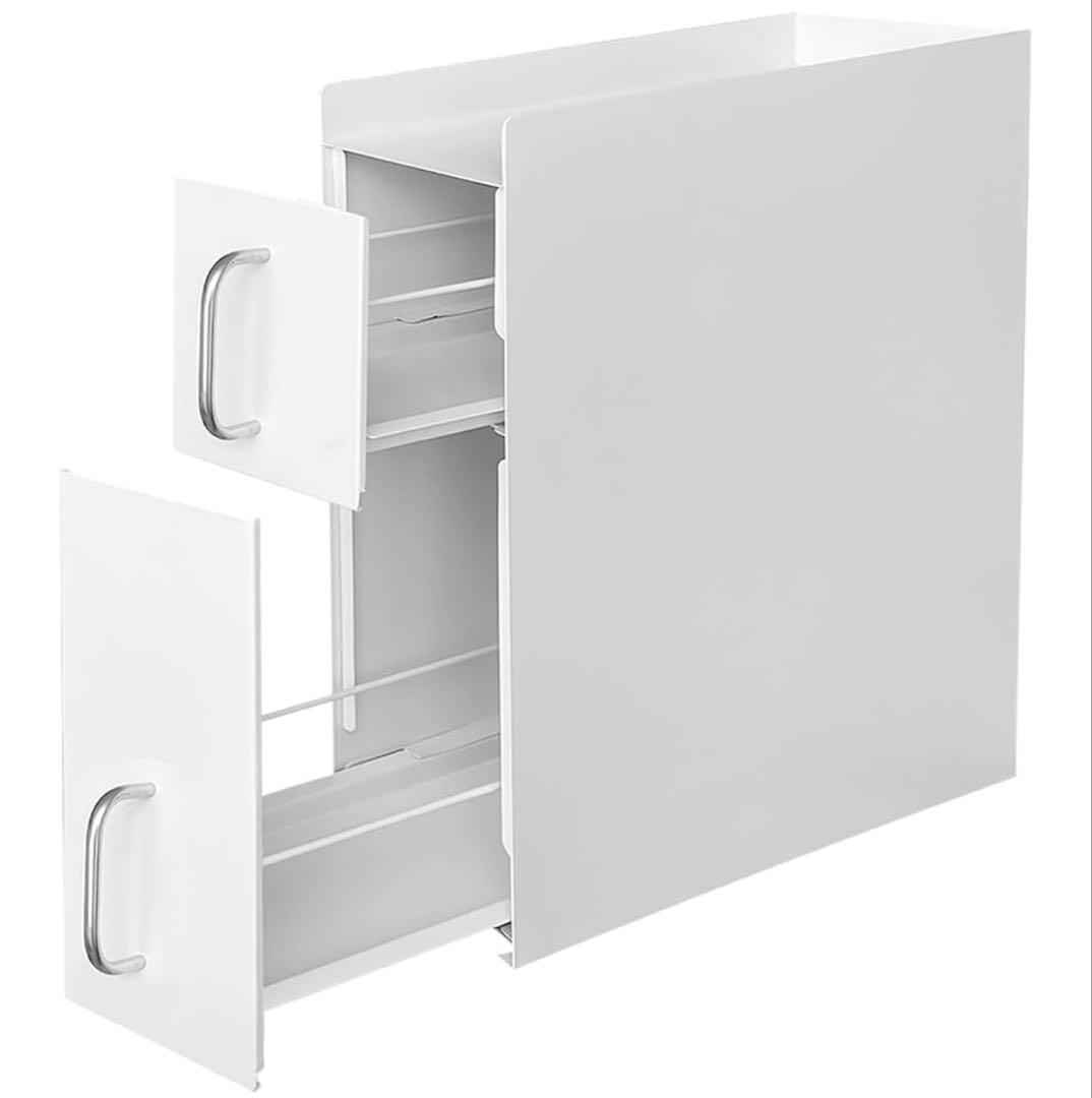 調味料ラック キッチン 収納ラック スパイスラック コンロ横ラック 隠せる Amazon｜山崎実業(Yamazaki) 【 完成品 】 前が開く 隠せる 調味料