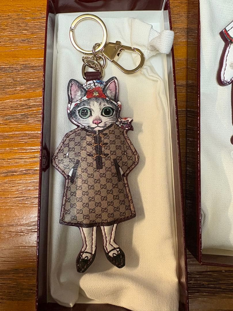 新品未使用 GUCCI ヒグチユウコ 猫 チャーム ボリス＆ボー 2個セット