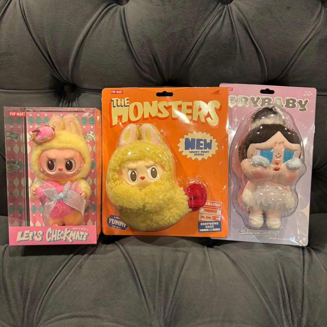 【セット/新品】POPMART ラブブ クライベビー ぬいぐるみペンダント