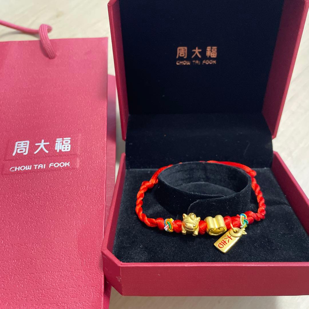 周大福 CHOW TAI FOOK 牛大吉ブレスレット - メルカリ