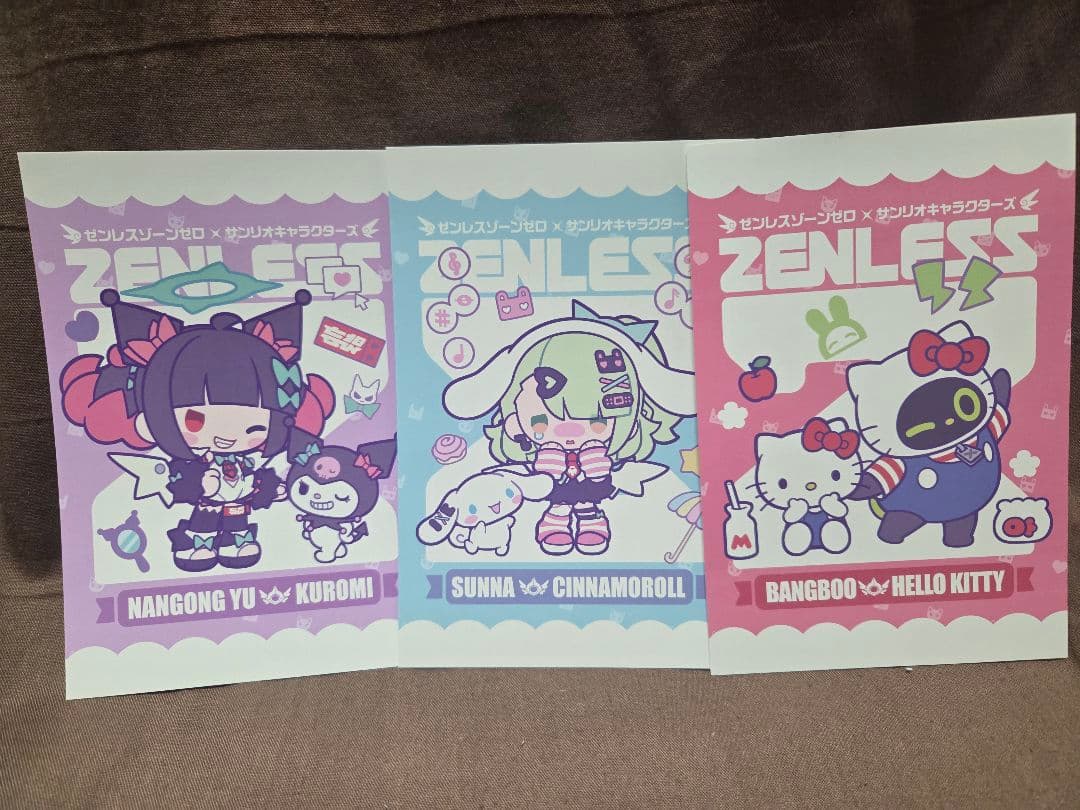 GIGO ゼンレスゾーンゼロ ゼンゼロ サンリオ タペストリー 全4種