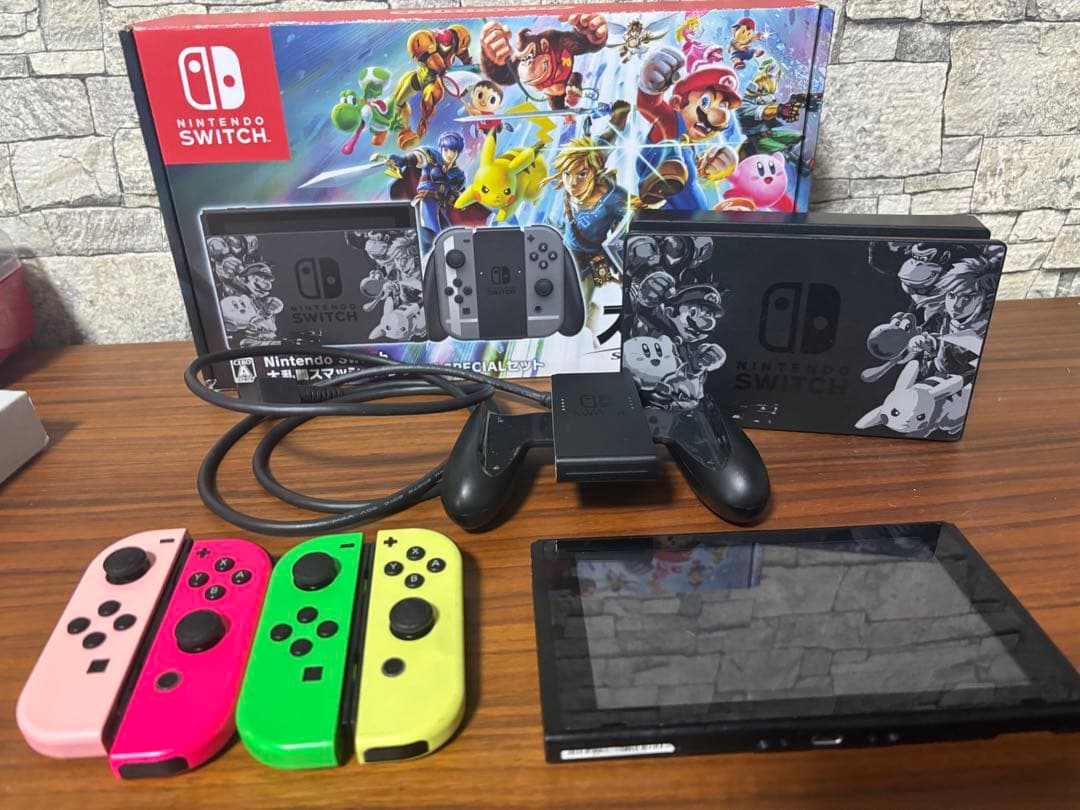 Nintendo Switch 本体 Joy-Con 4色セット ジャンク