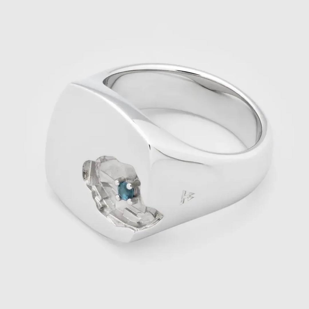 限定モデル・希少】Mined Ring Large Blue Topaz - メルカリ