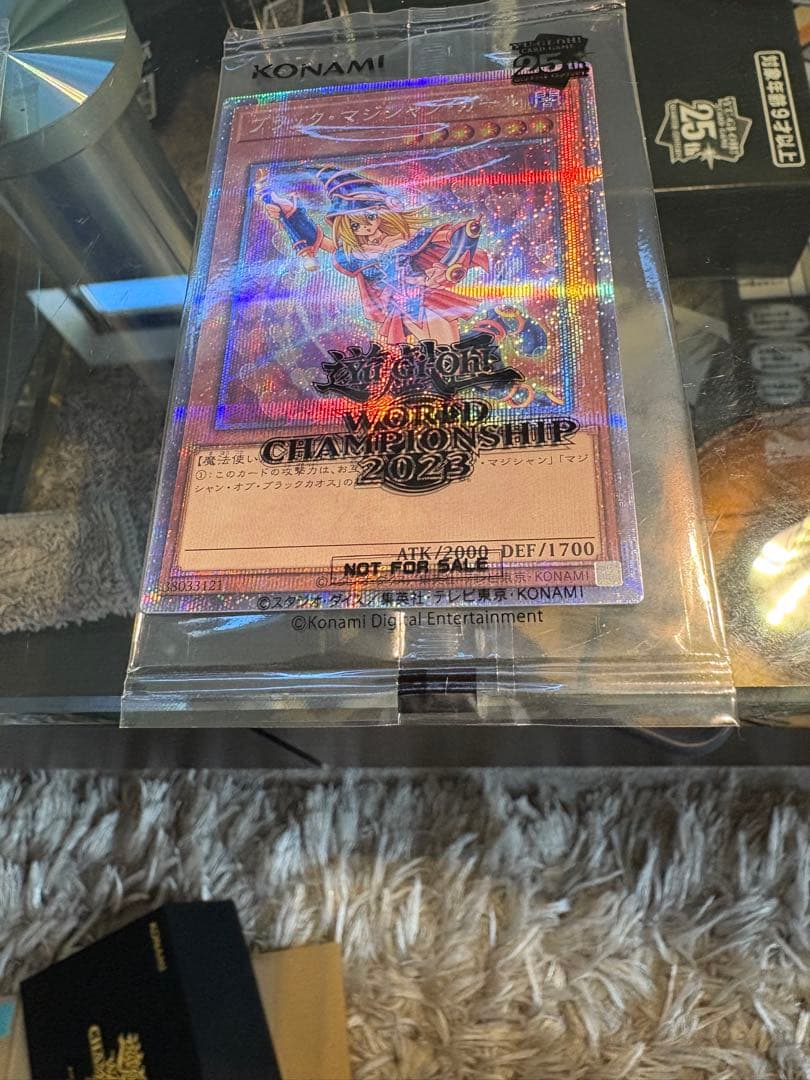 遊戯王 wcs2023 ブラックマジシャンガール　マジックシリンダーセット