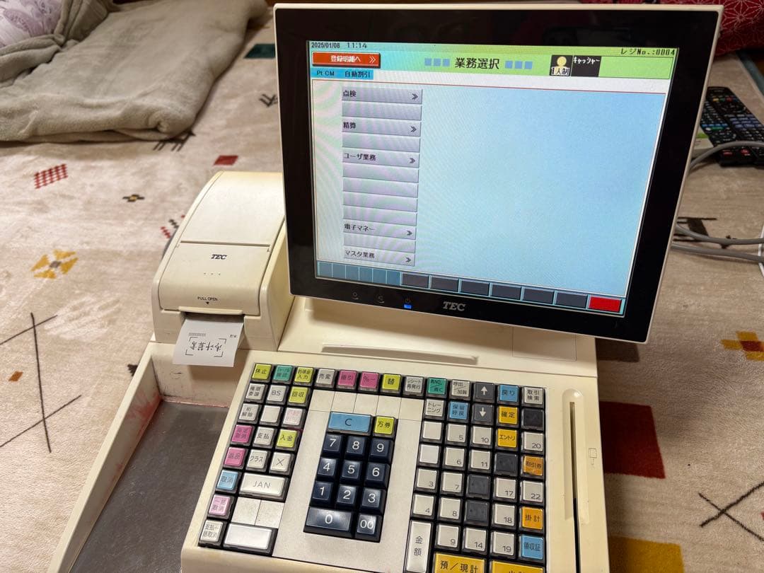 東芝TEC POSレジ マスター機 M8750 - メルカリ