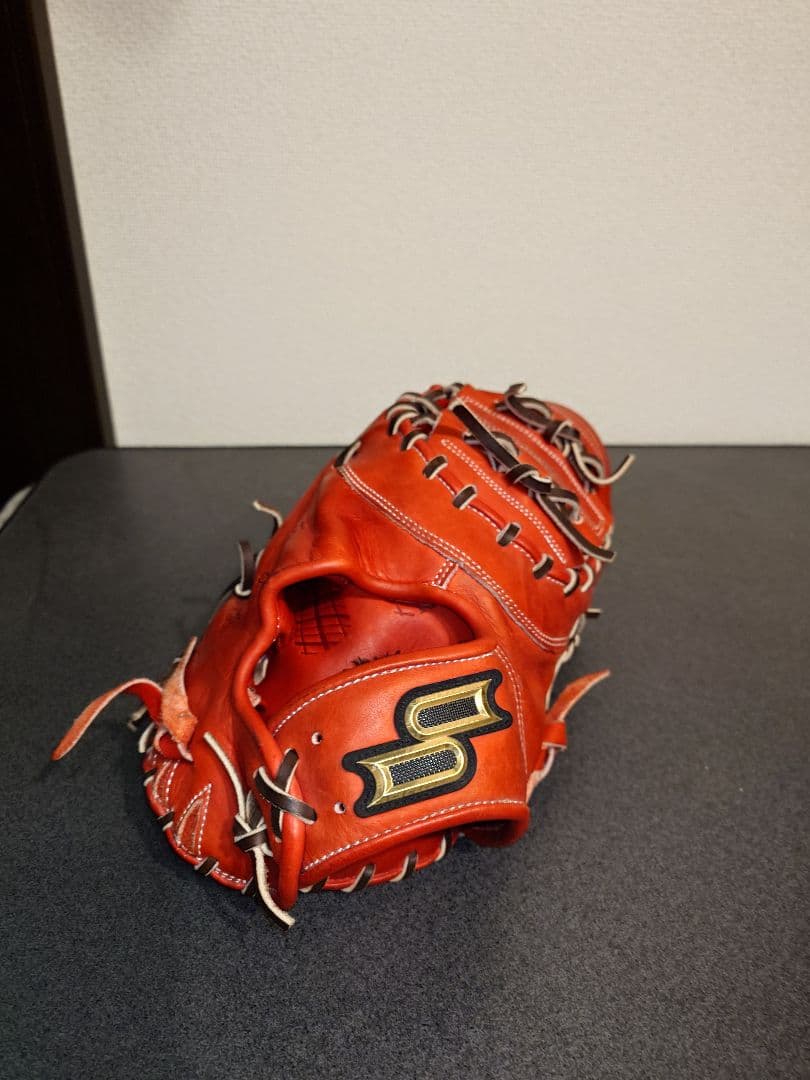 SSK　軟式用　ファーストミット 全紐交換済み】 SSK 軟式用 ファーストミット 型付け済み (エスエス