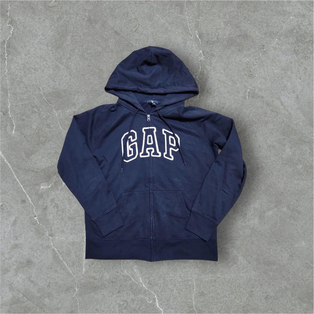 GAP ネイビー フルジップパーカー Lサイズ - メルカリ