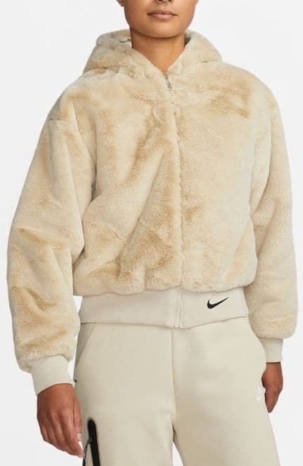 最後 XXL ナイキ スウッシュ フェイクファー ジャケット @2万 人気