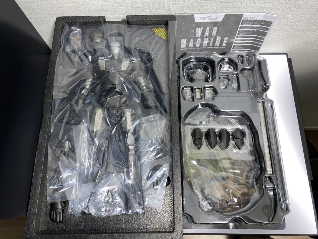 HOTTOYS ホットトイズ アイアンマン ウォーマシン 開封済美品 未展示品