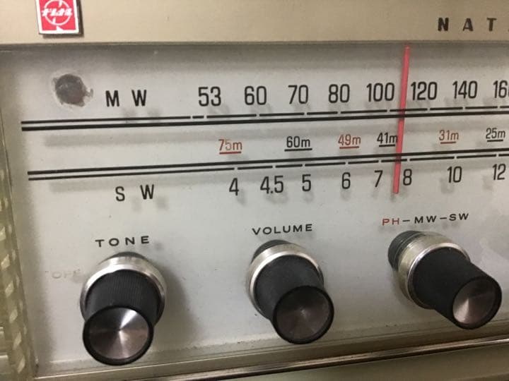 昭和レトロ 真空管ラジオ ナショナル - メルカリ