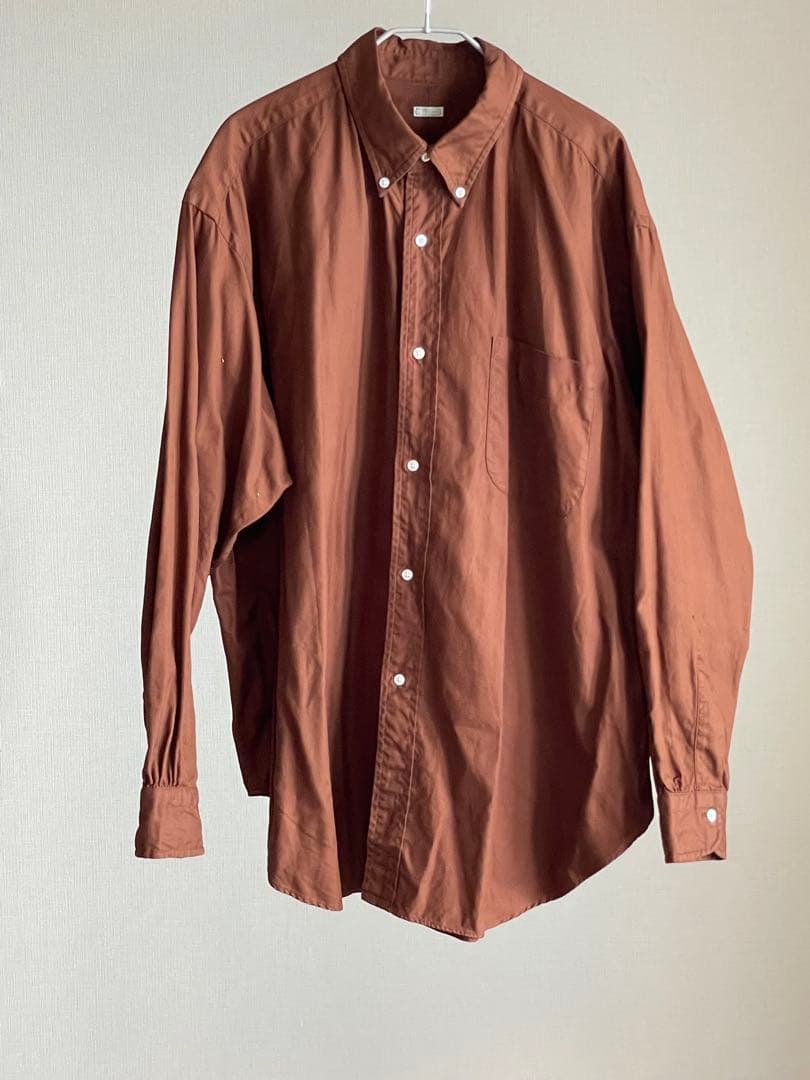 22SS A.PRESSE BD Oxford Shirt 2 ブラウン