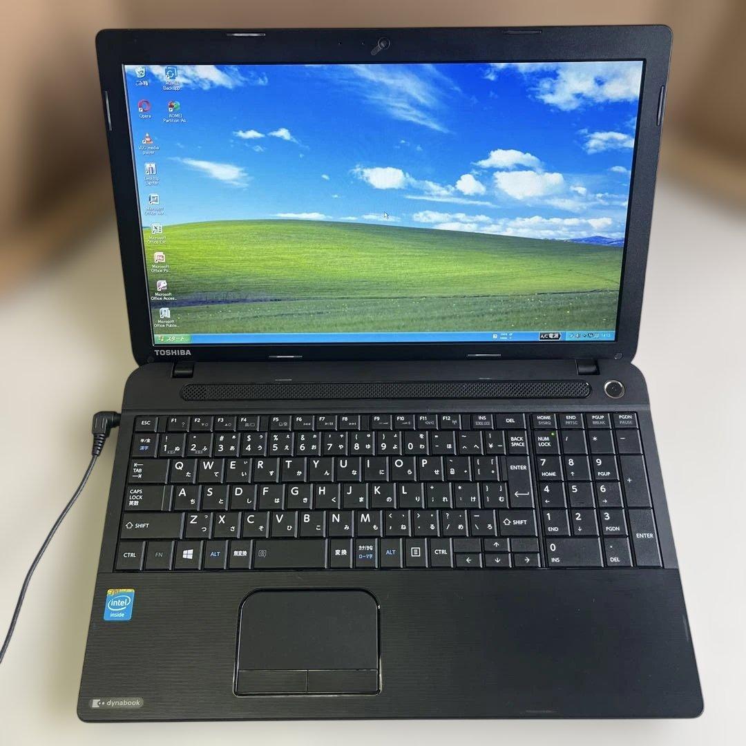 ☆格安美品WindowsXP☆東芝15.6インチ大画面PC☆Office2007 楽天市場】dynabook ノート パソコン（メモリ容量16GB）（パソコン
