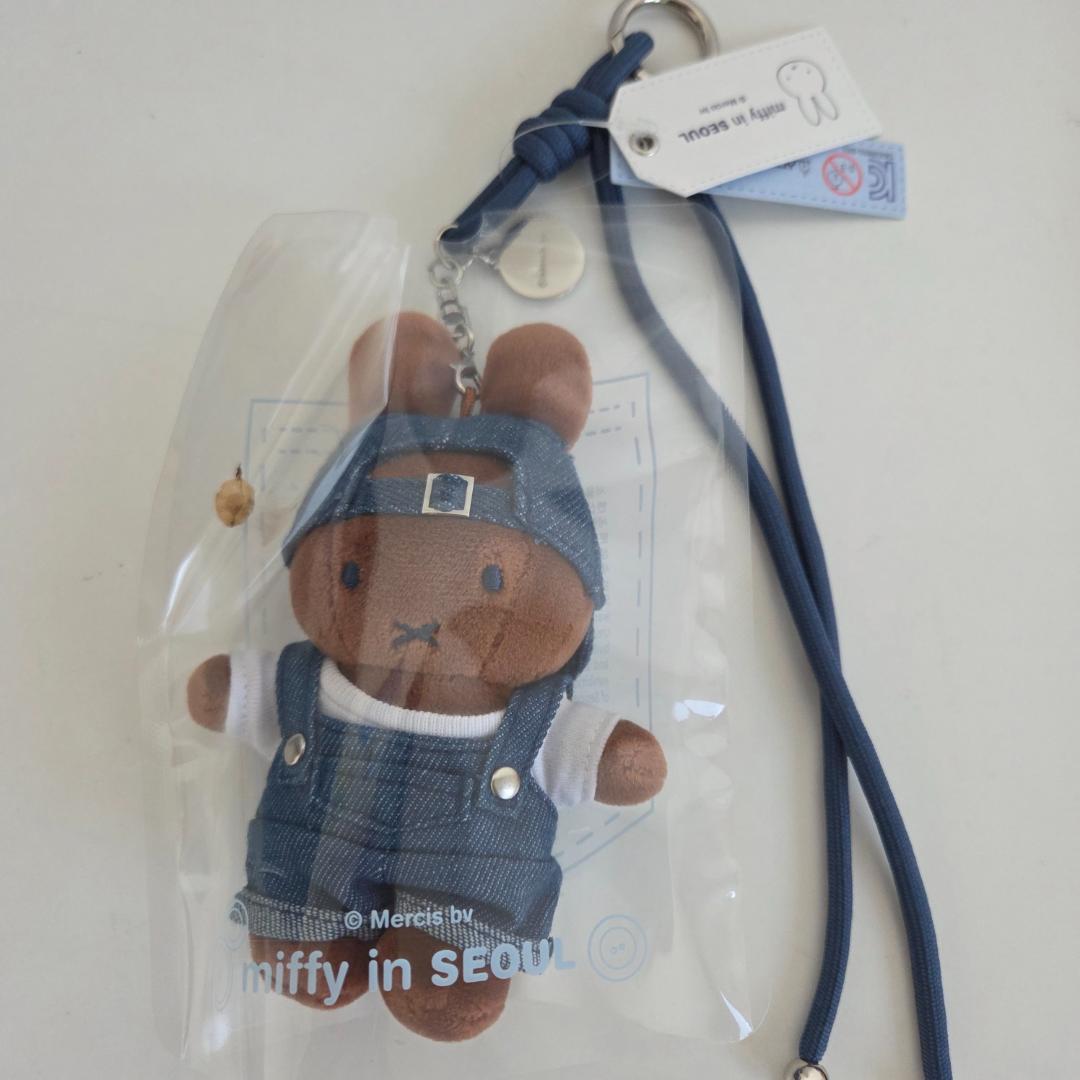 韓国限定 ソウル ソンス 聖水 ミッフィー デニムドール キーリング 3点