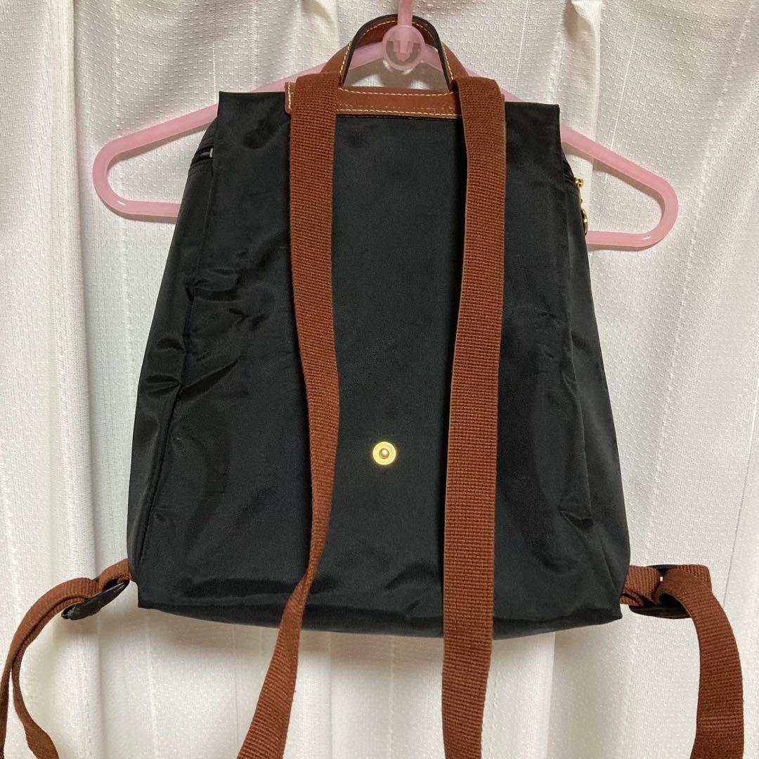 未使用に近い極美品 希少 LONGCHAMP ロンシャン リュック ブラック
