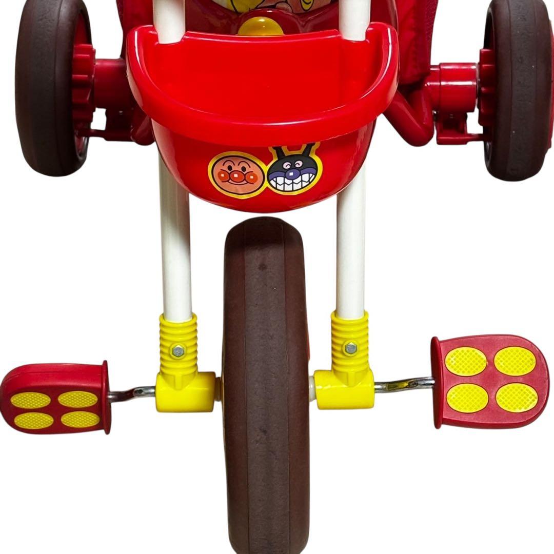 ブザー付き おでかけ三輪車 それいけ！アンパンマン デラックス 赤