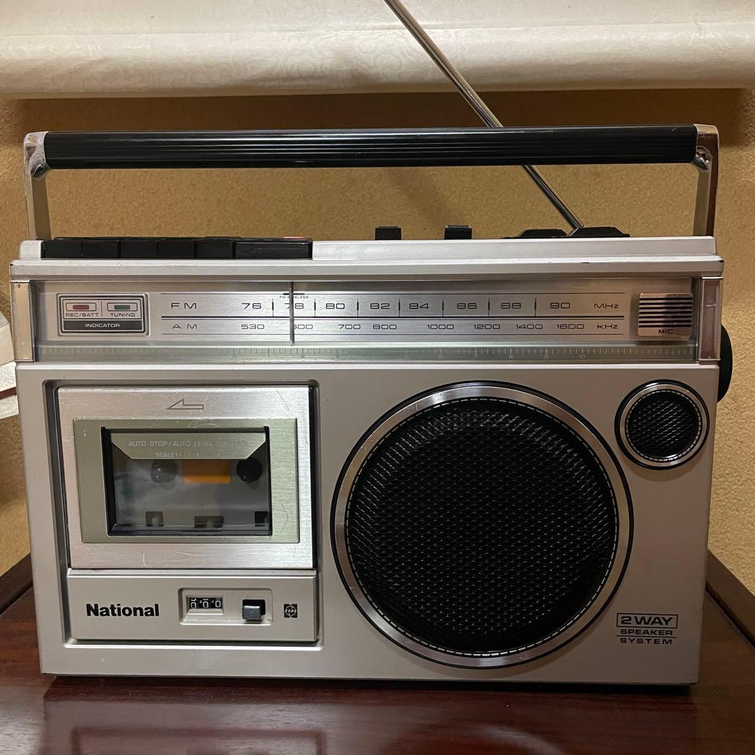 National／ナショナル／ラジカセ／RX-1650／メンテナンス済み - メルカリ