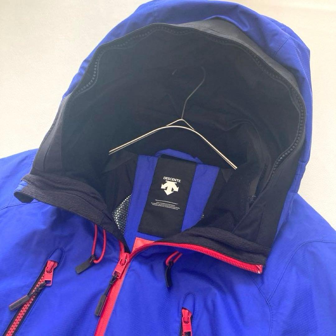 高機能】デサント HEAT NAVI 中綿スキーウェア ジャケット L ブルー