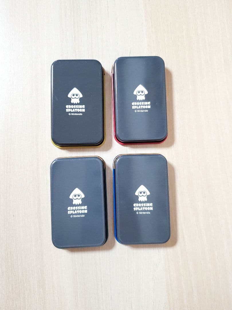 スプラトゥーン　crossing splatoon スライド缶　タブレットケース