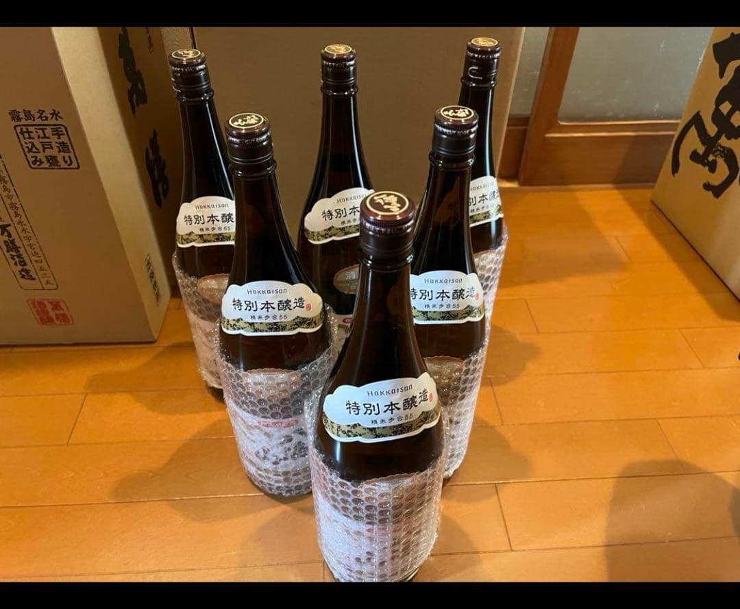 八海山 特別本醸造 1800ml　6本セット 八海醸造　2025.9購入 お酒の定期便】特別本醸造 八海山 1800ml × 6本