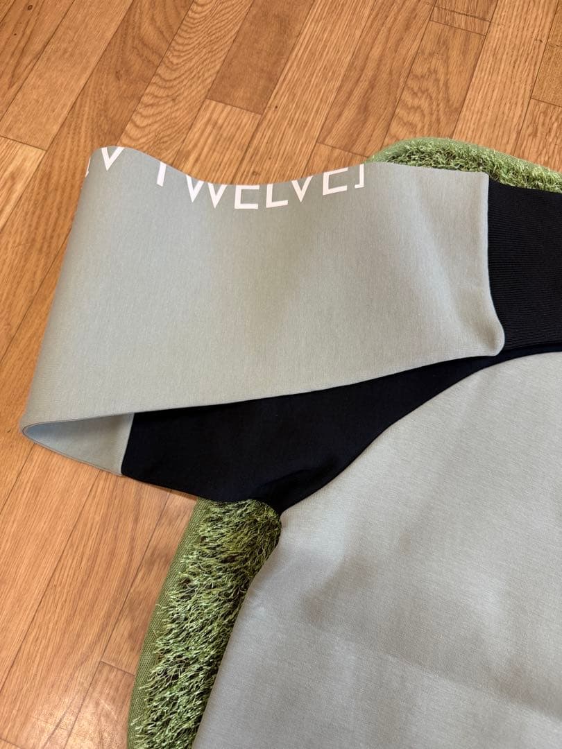 新品正規品【V12/XL】ダンボールニットハーフジップウェアジャケット