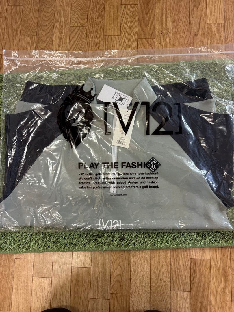 新品正規品【V12/XL】ダンボールニットハーフジップウェアジャケット