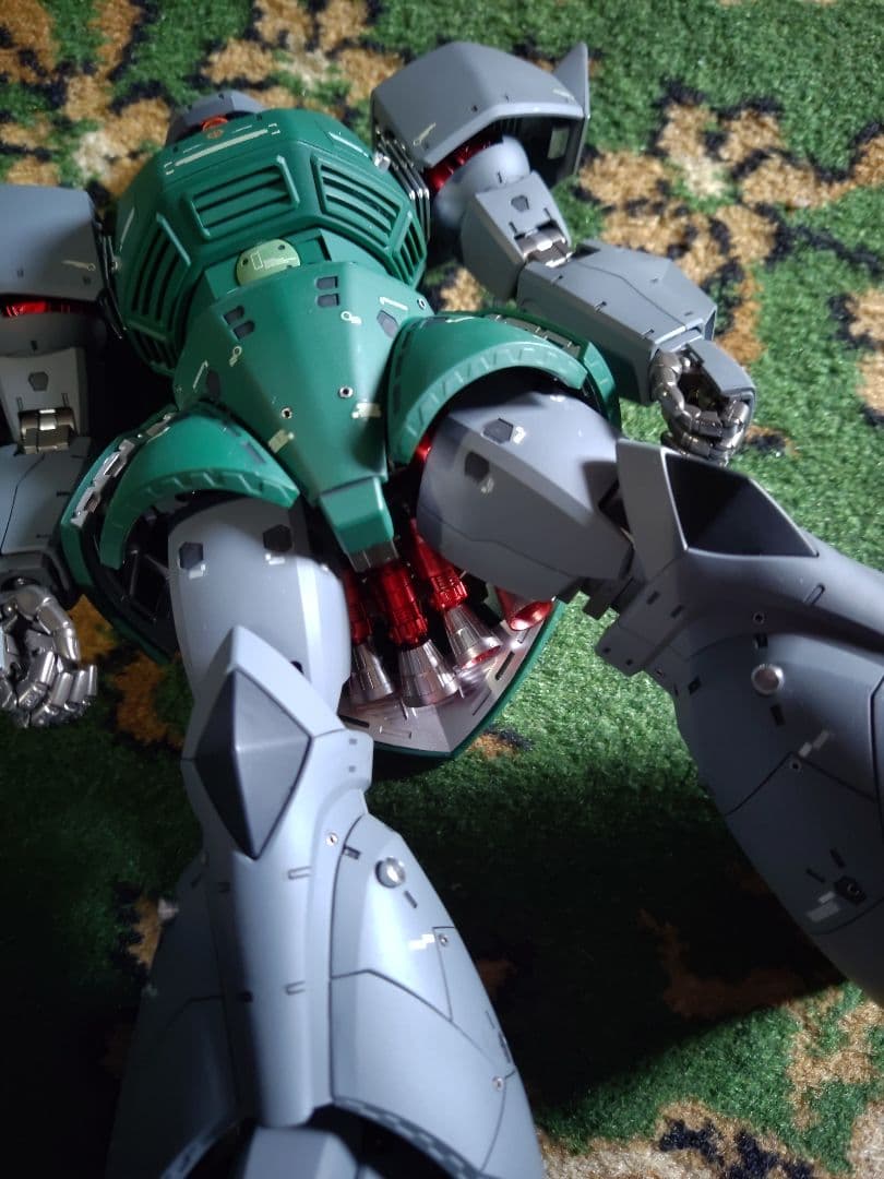 MG 量産型ゲルググVer2.0 塗装済み改修品　メタルパーツ組立