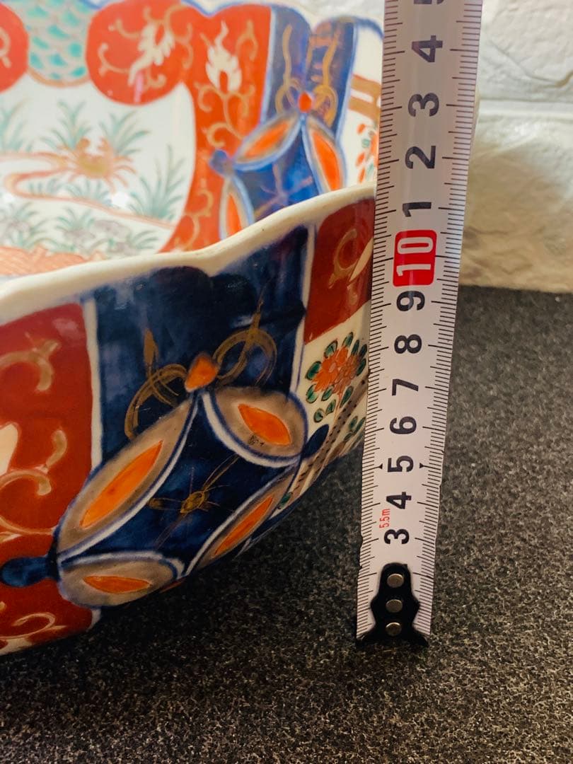 古伊万里 金彩 色絵 大鉢 盛り鉢 骨董 レトロ - メルカリ