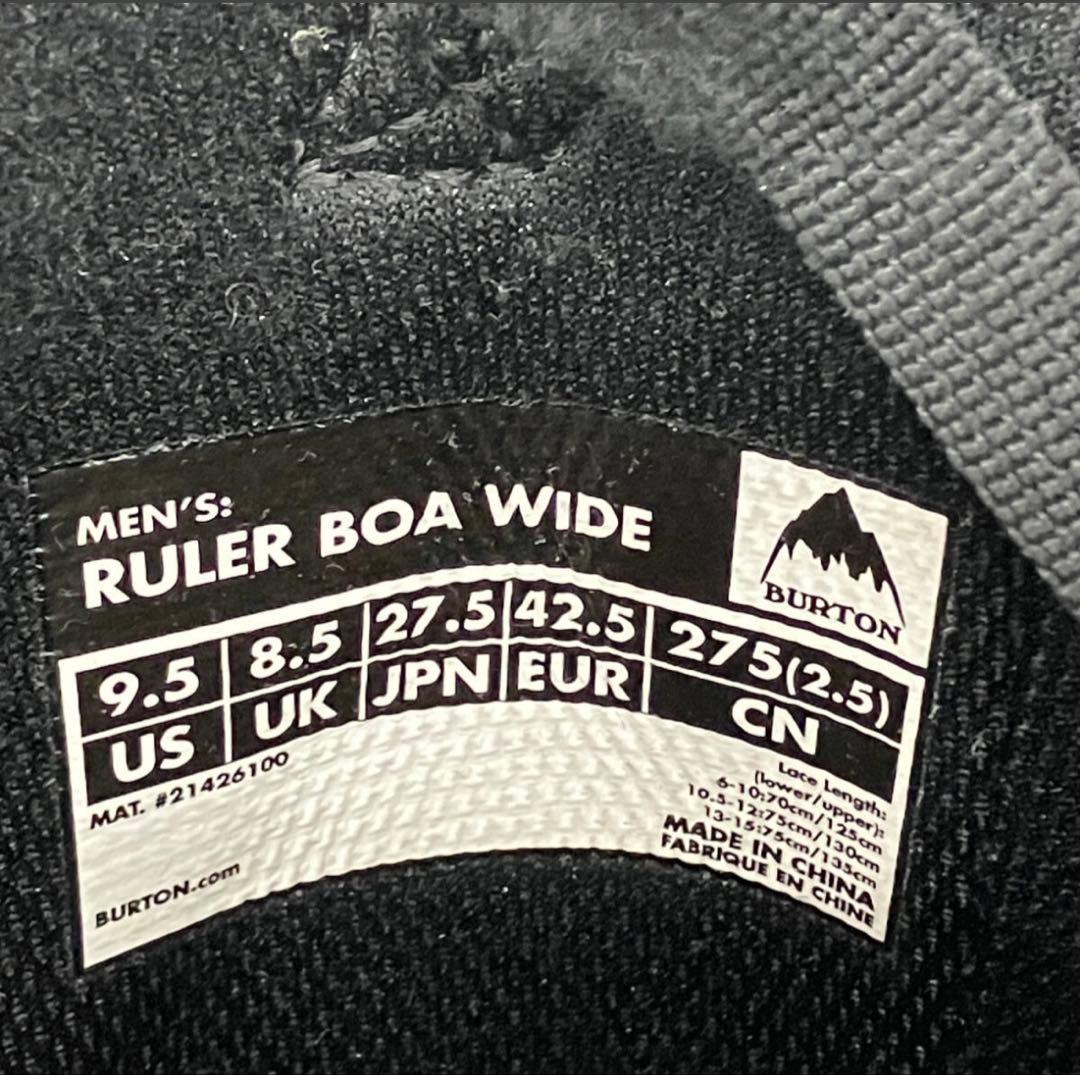 スノーボード BURTON RULER 27.5wide