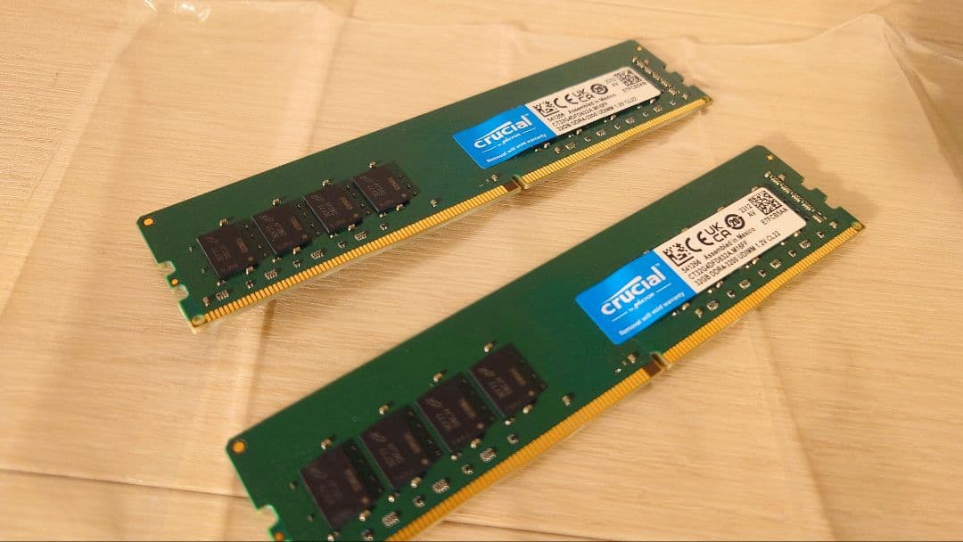 crucial DDR4 64GB メモリー 32GB×2枚セット Crucial 64GB Kit (32GBx2) DDR5-5200 SODIMM | CT2K32G52C42S5