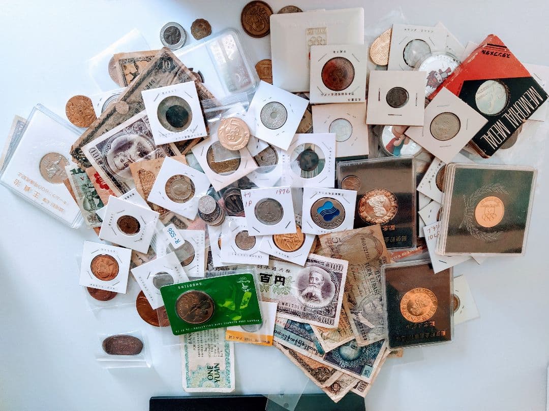 y*0様 旧貨幣・記念硬貨コレクション ミント貨幣セット 記念硬貨 昭和59年(1984年) 銘版入り 7枚セット 完未