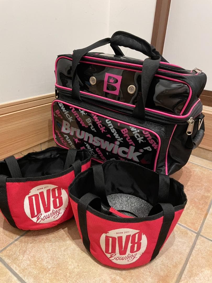 3*0様 2個入り Brunswick ボウリング用バッグ キャスター付き