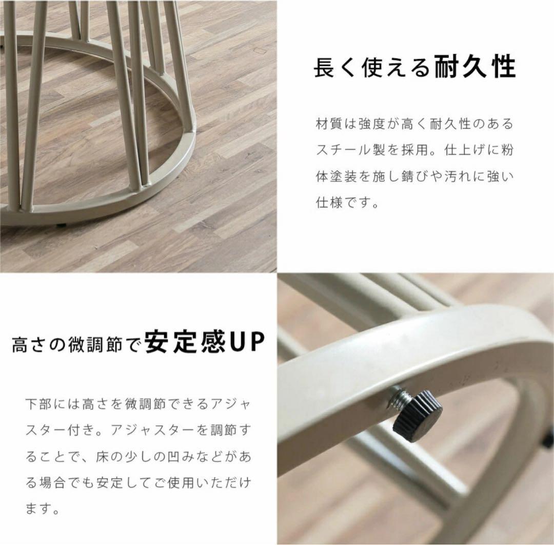 タイムセール】丸テーブル 100cm高圧メラミン天板