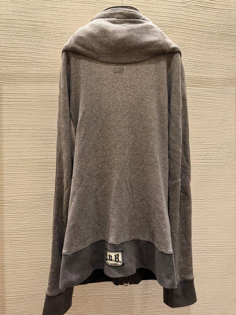 00s archive L.G.B. BONO hoodie gimmick