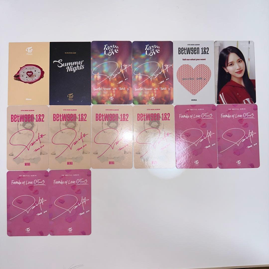 TWICE ミナ トレカ セット - メルカリ