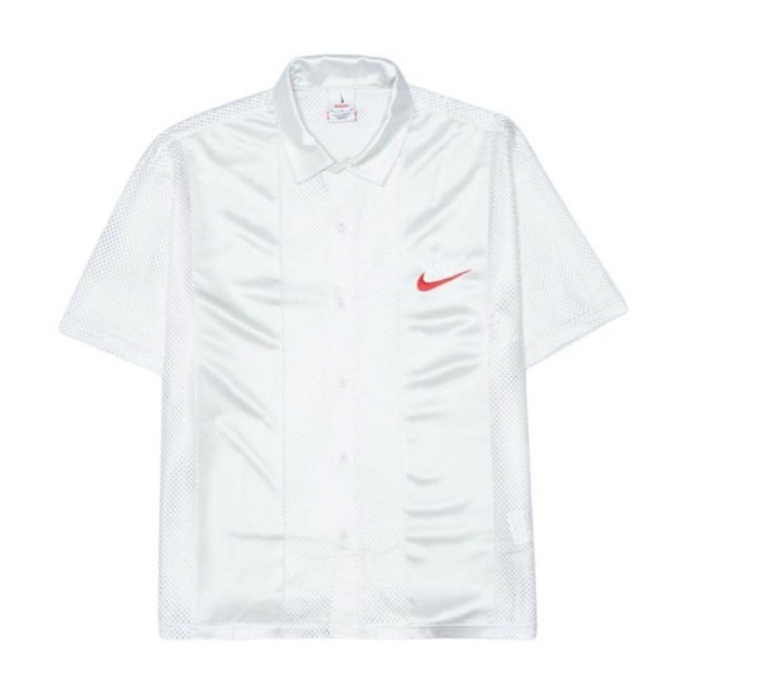 ウェア Supreme x Nike Mesh S/S Shirt \"White\"