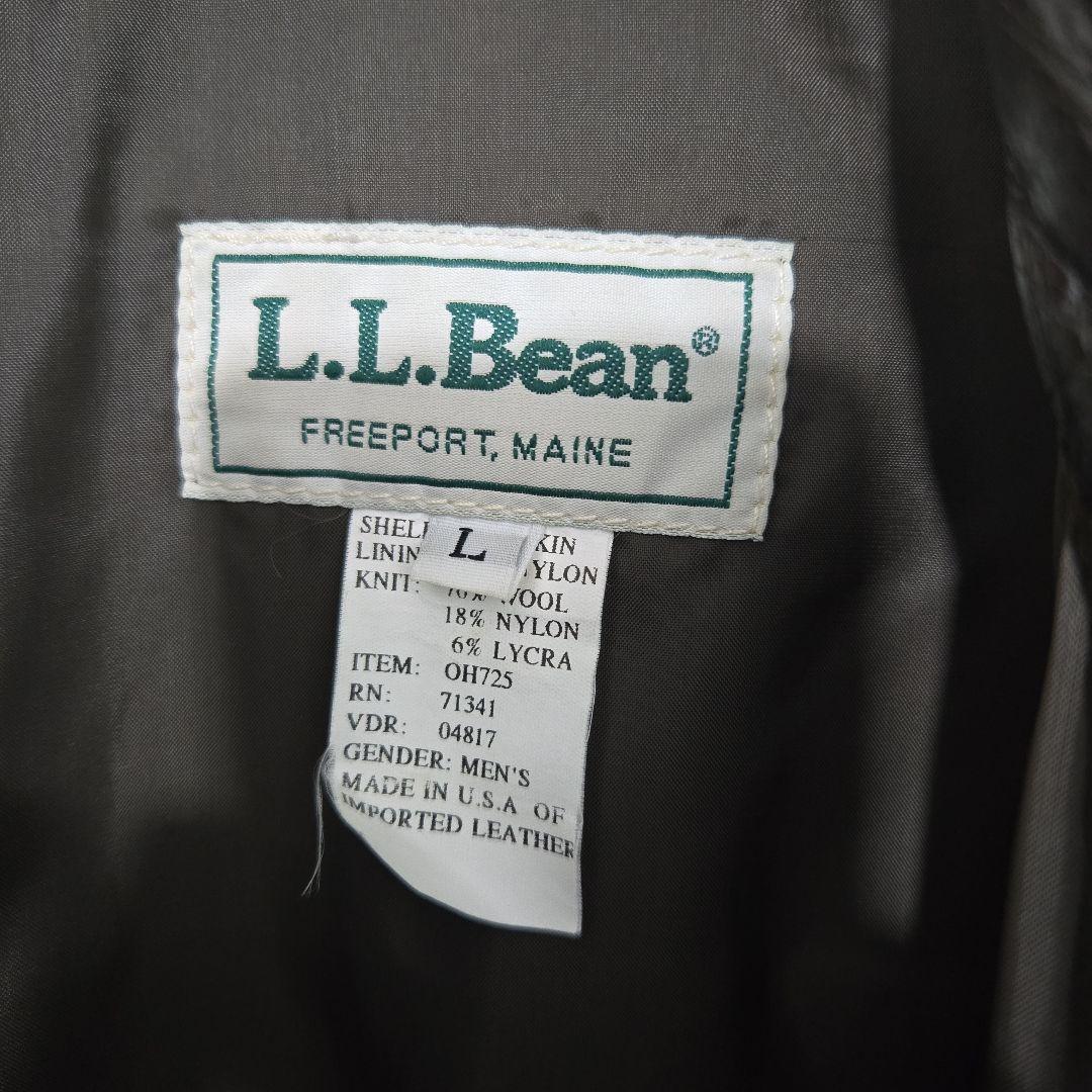 L.L.Bean A-2 フライトジャケット レザー USA製 L 90s