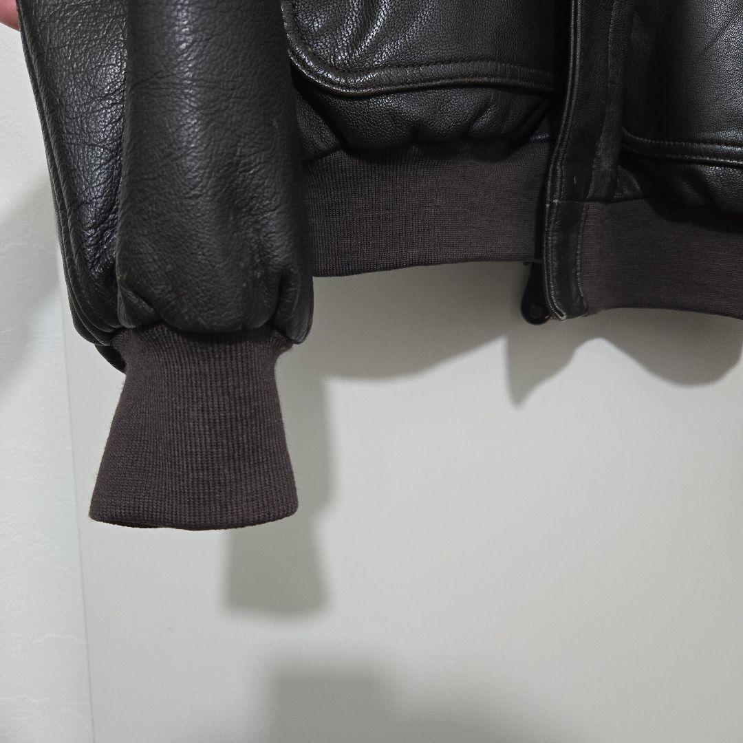 L.L.Bean A-2 フライトジャケット レザー USA製 L 90s