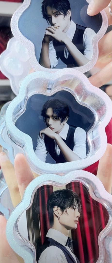 王一博 二層構造の猫の肉球レジン収納ボックス❣️6セット❣️確認用❣️0106