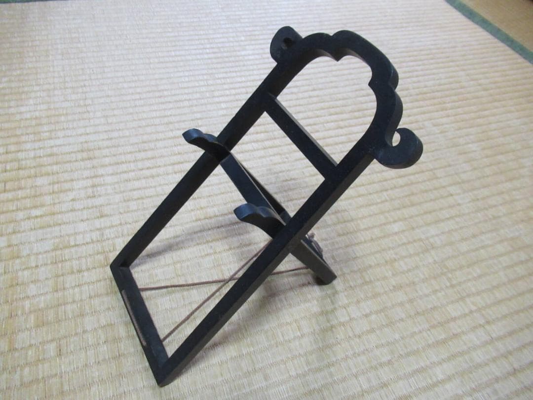 非売品美品1960年代◆資生堂「禅 ZEN」薄希英デザイン 木製台付き 合わせ鏡