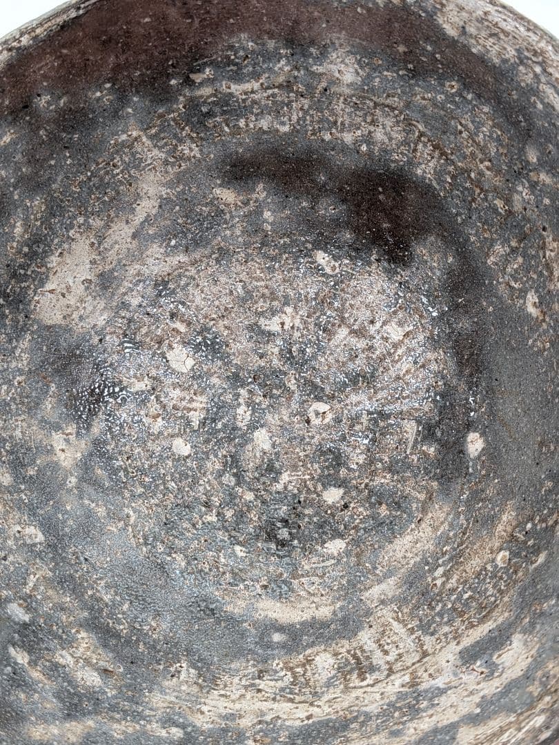 竹子窯 西川清翠 備前楽茶盌 共箱 抹茶碗 抹茶茶碗 茶道具 茶器 食器