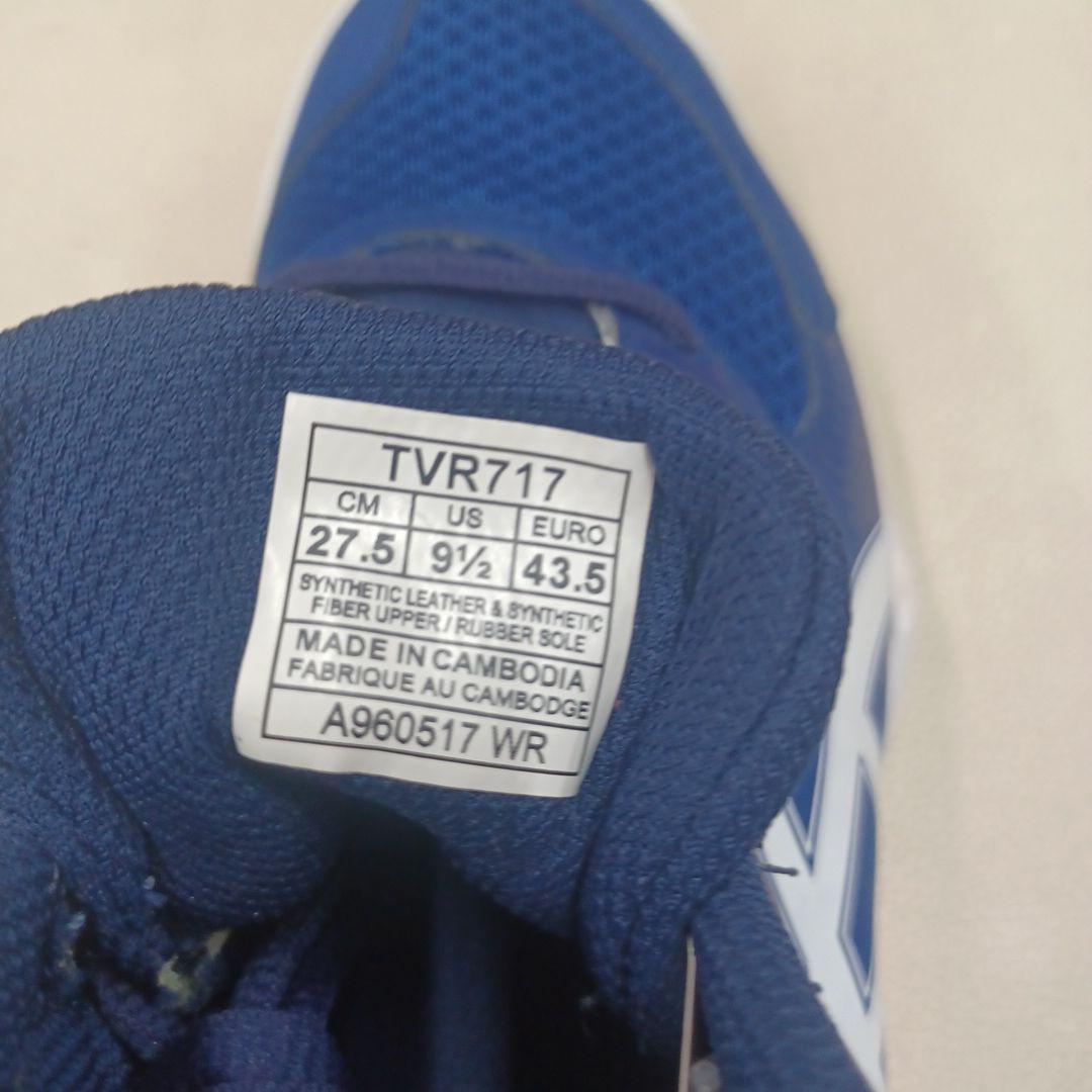 ASICS バレーボールミドルカットシューズ　ブルー　27.5cm